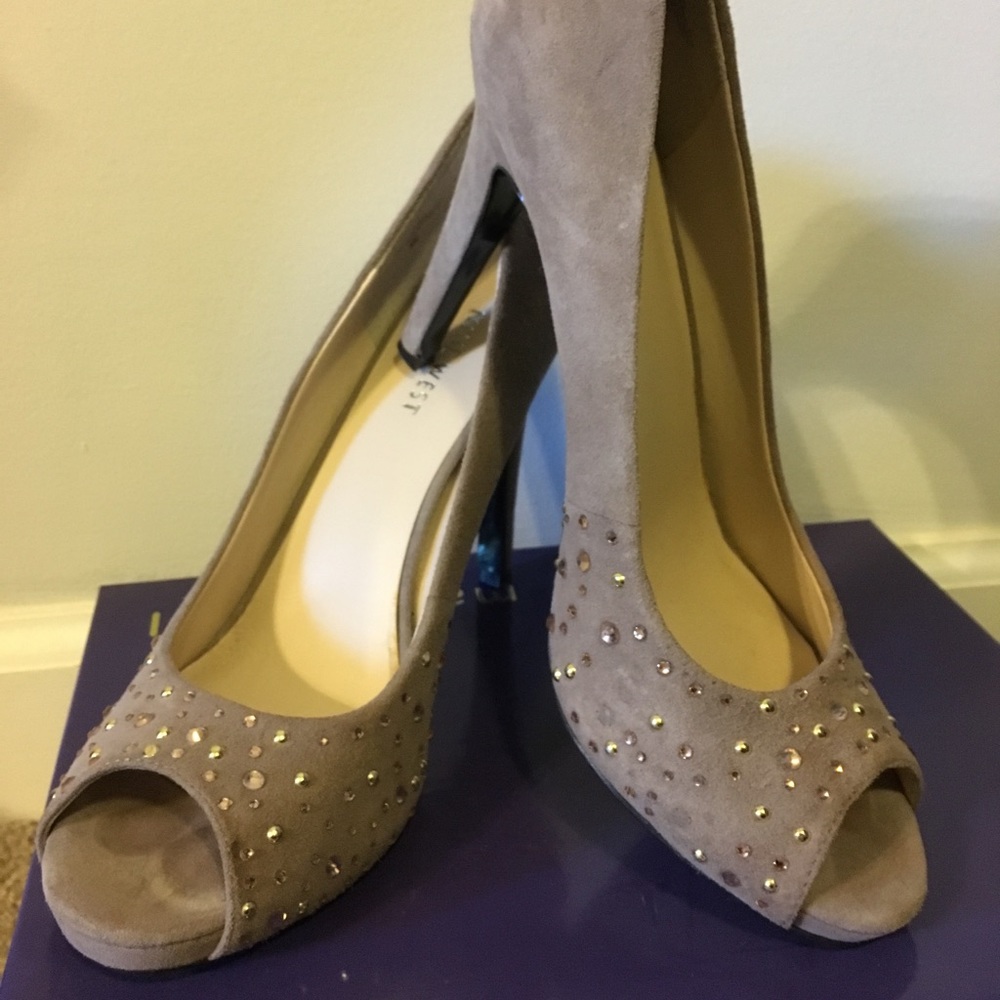 Nine West Nude Heels